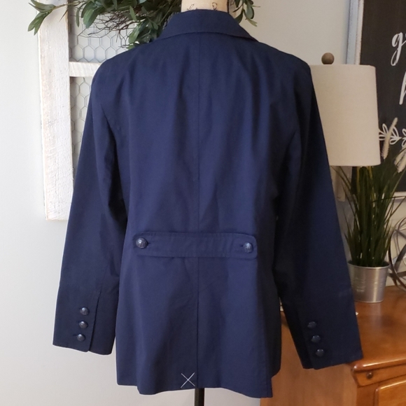 Talbots lightweight blue and red jacket size XL - Picture 4 of 6